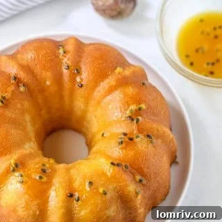 Passionfruit Coconut Bundt Cake