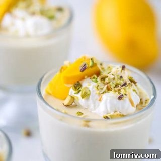 Coconut Mango Panna Cotta