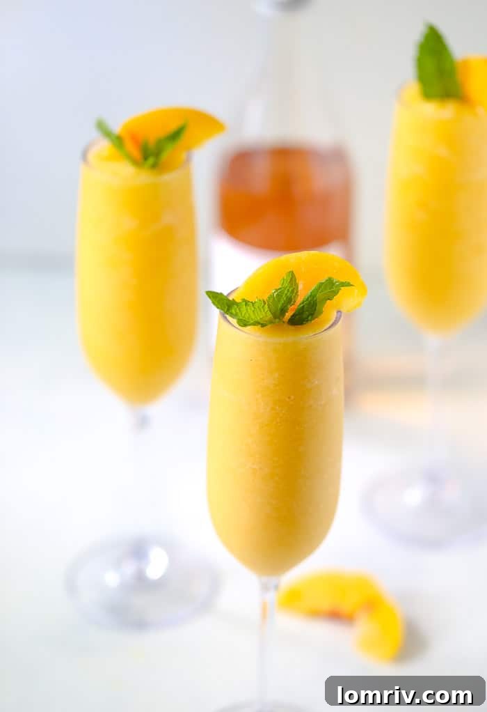 Peach Frosé Ingredients