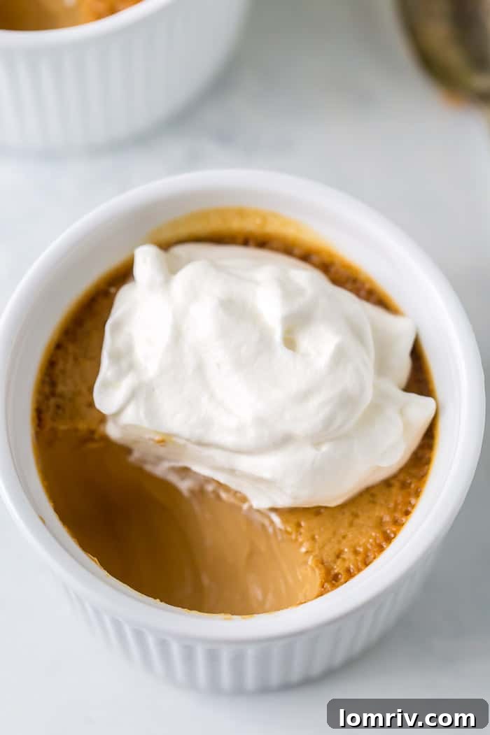 Burnt Caramel Custard in Ramekins