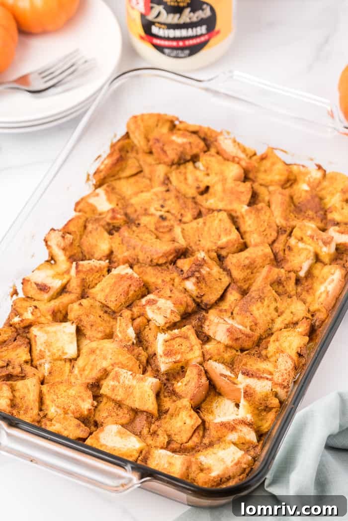 Pumpkin Bread Pudding Recipe