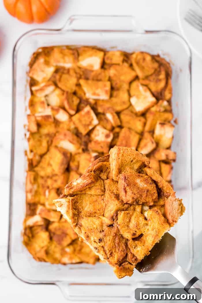 Pumpkin Bread Pudding Recipe