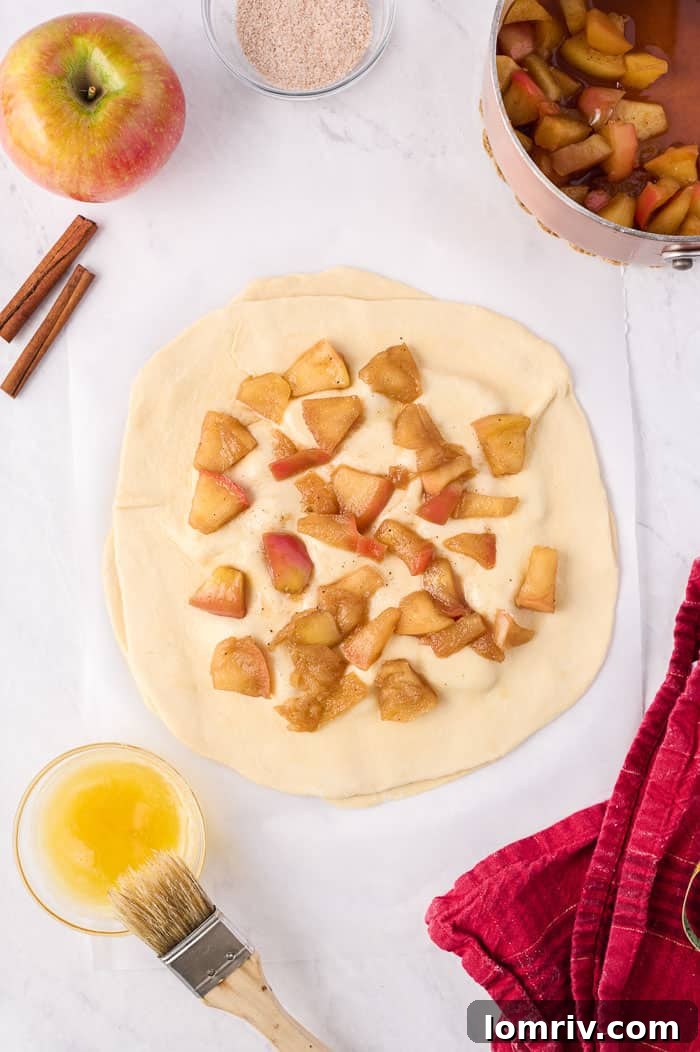 Layered dough ready for shaping into a star