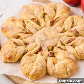 Apple Cinnamon Star Bread