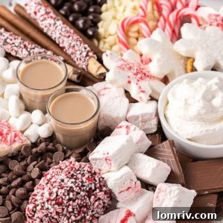 Hot Chocolate Charcuterie Board