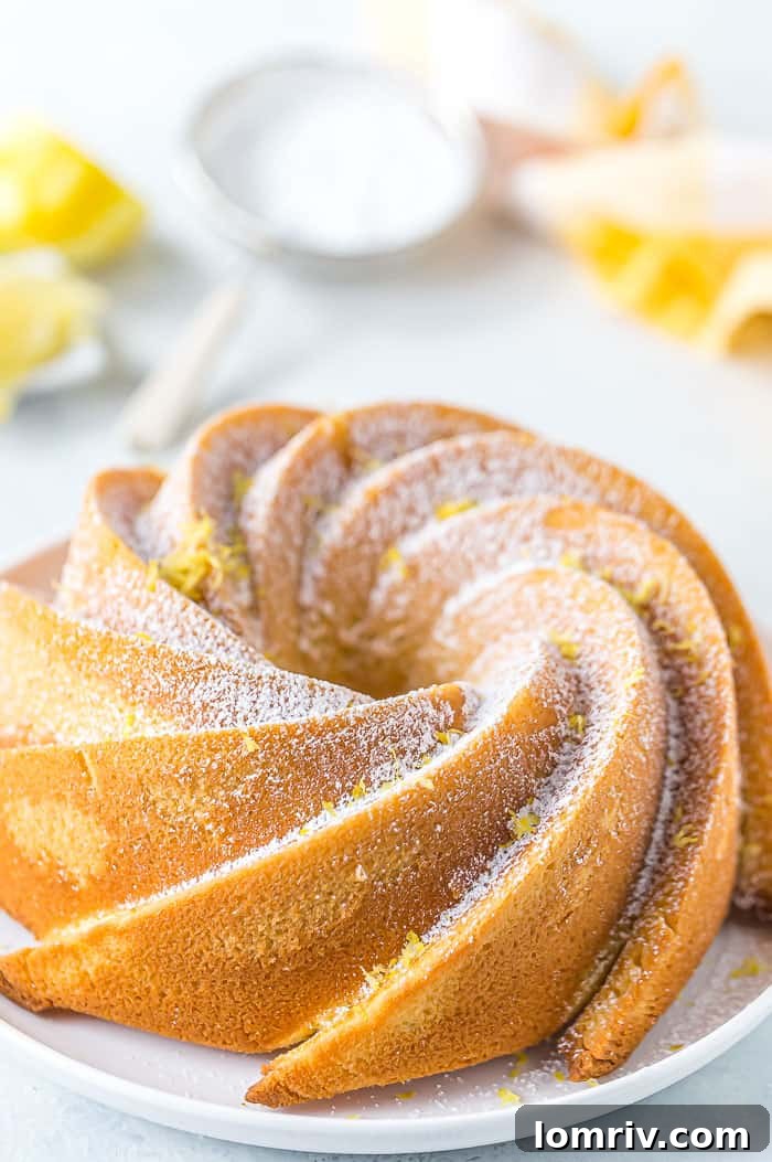 Luscious Lemon Bundt Cake