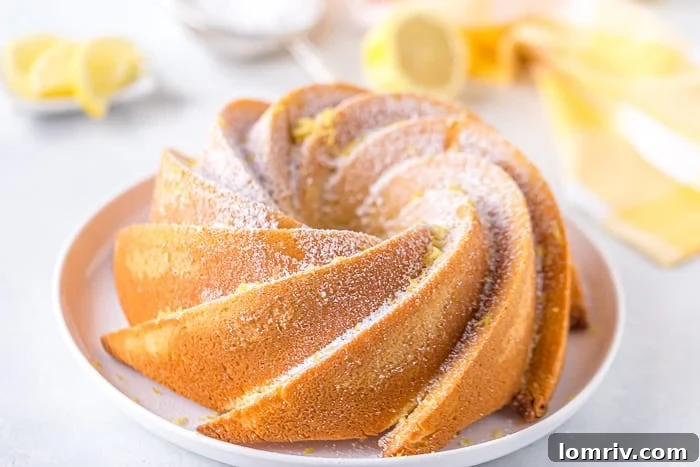 Perfectly Baked Lemon Bundt Cake