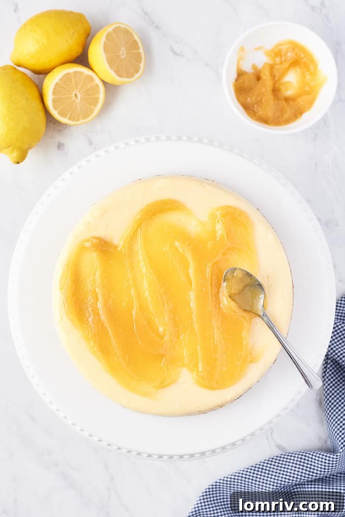 Chilled Lemon Cheesecake