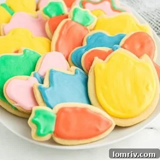 Spring Decorated Cookies with Royal Icing