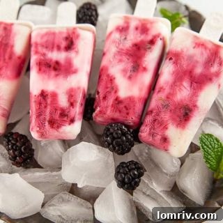 Blackberry Popsicles