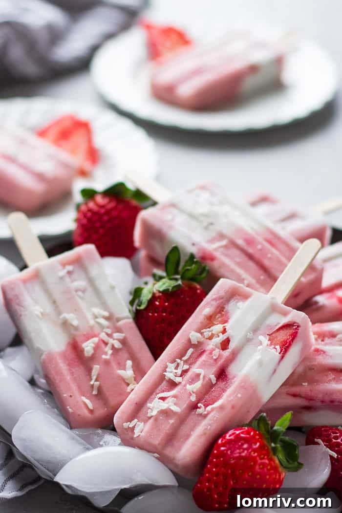 Simple Strawberry Popsicle Recipe