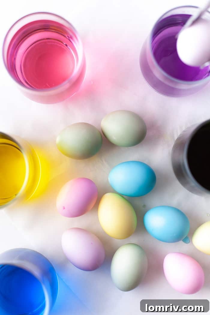 How to Dye Easter Eggs