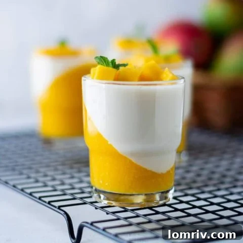 Delicious Mango Panna Cotta recipe