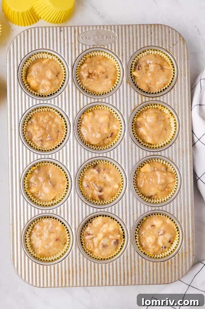 Baked Hummingbird Cupcakes in the baking tin, just out of the oven.