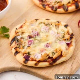 Grilled Chicken BBQ Pizza