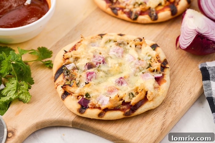 Delicious Grilled BBQ Chicken Pizza for Family Pizza Night