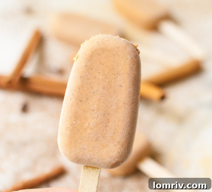 Pumpkin Pie Popsicles
