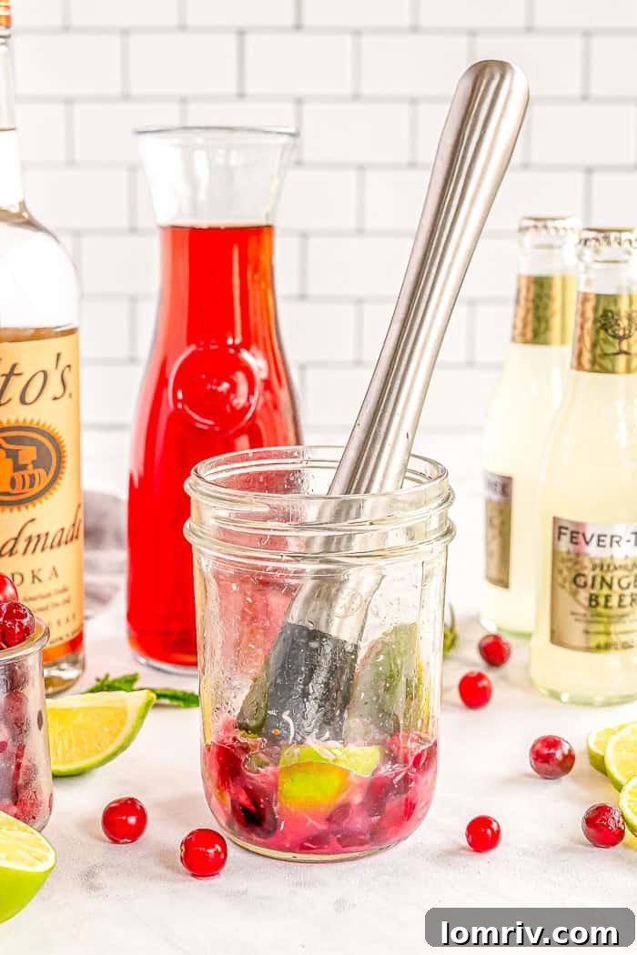 Cranberry Moscow Mules