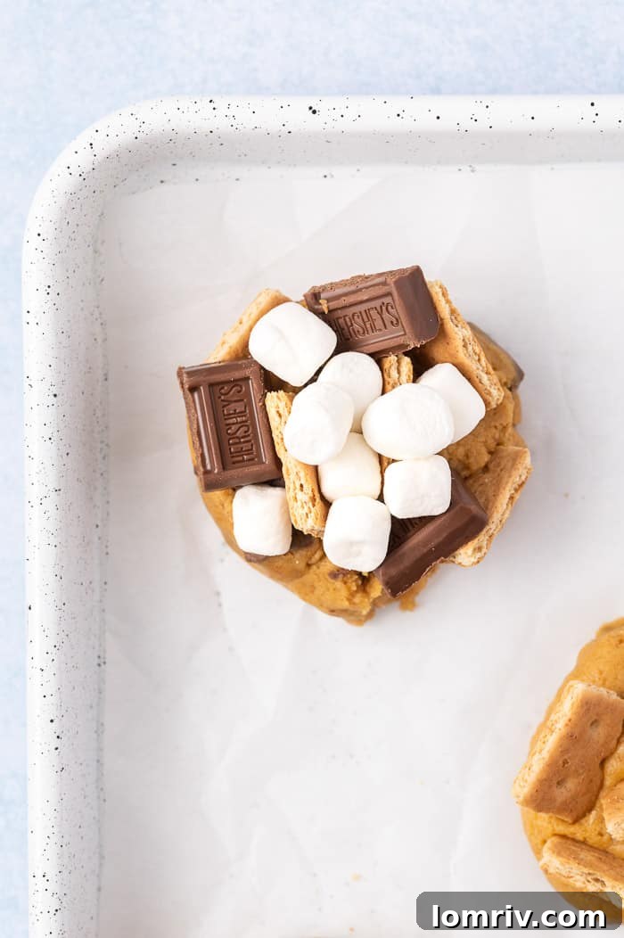 Pumkpin Smores Cookies