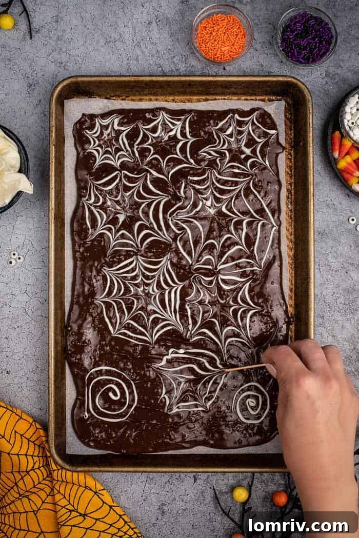 Halloween Chocolate Bark