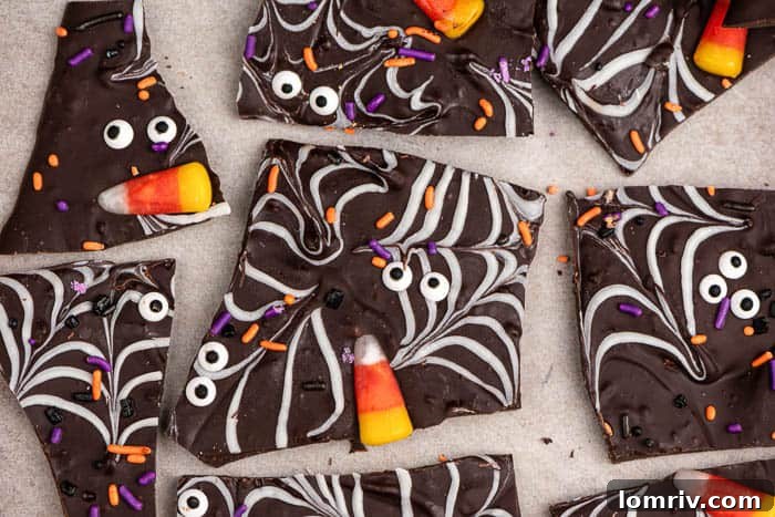 Halloween Chocolate Bark