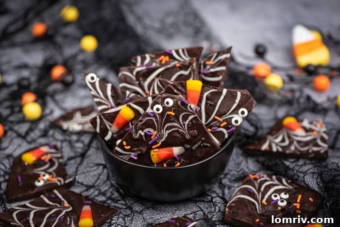 Halloween Chocolate Bark