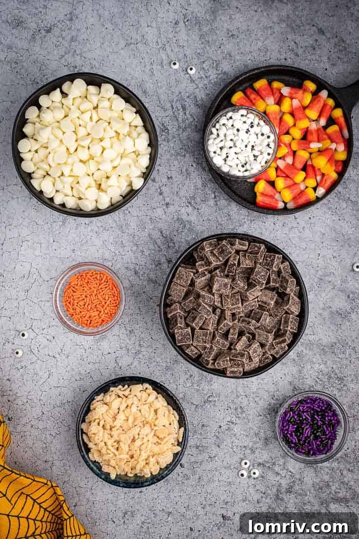 Halloween Chocolate Bark