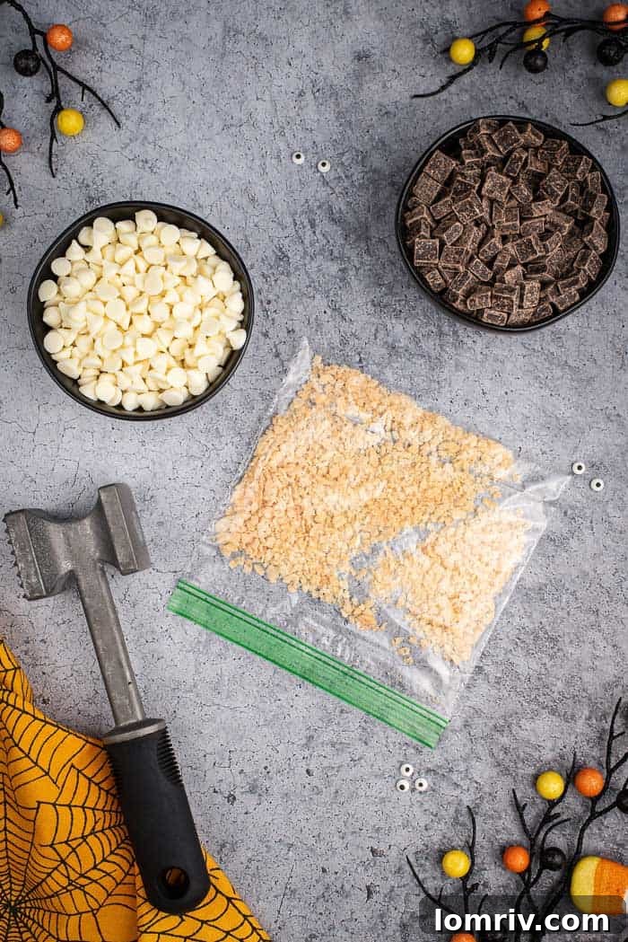 Halloween Chocolate Bark