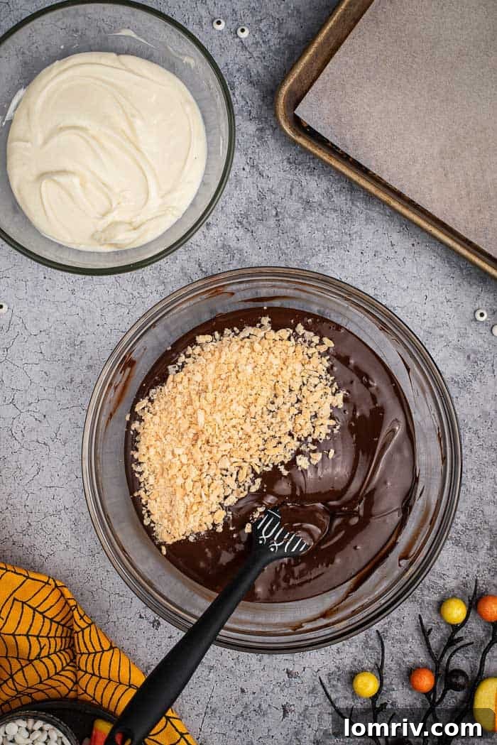 Halloween Chocolate Bark