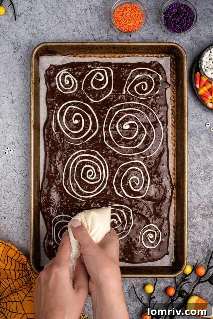 Halloween Chocolate Bark