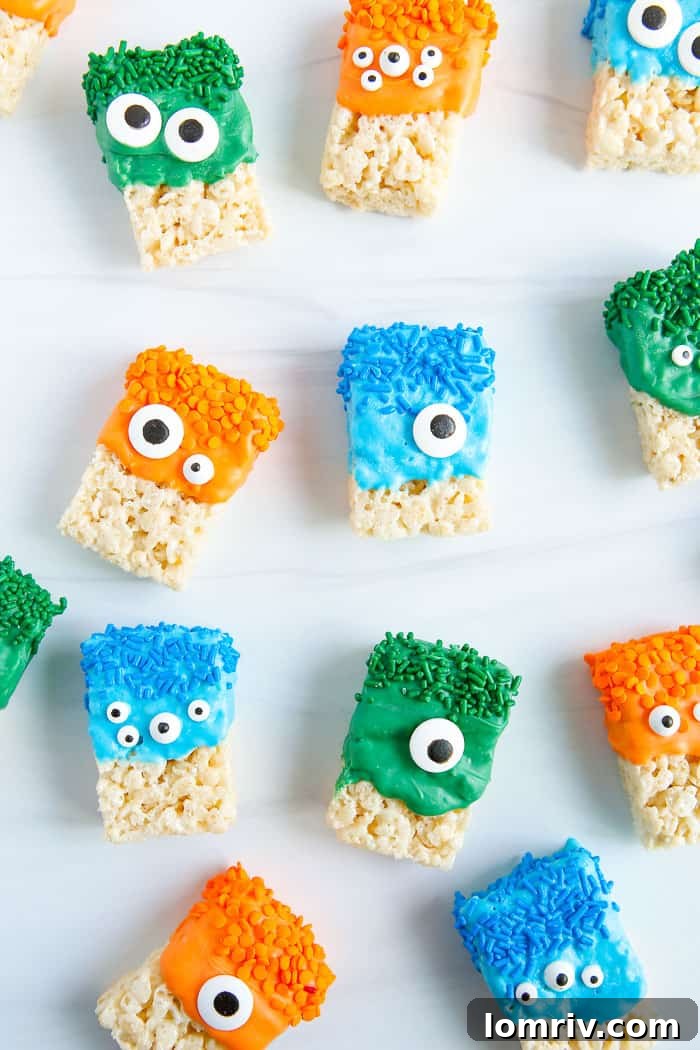 Monster Rice Krispie Treats