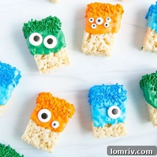 Monster Rice Krispie Treats