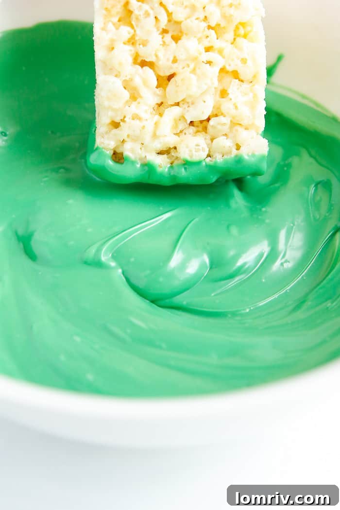 Monster Rice Krispie Treats Coating