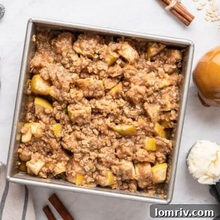 Caramel Apple Crisp