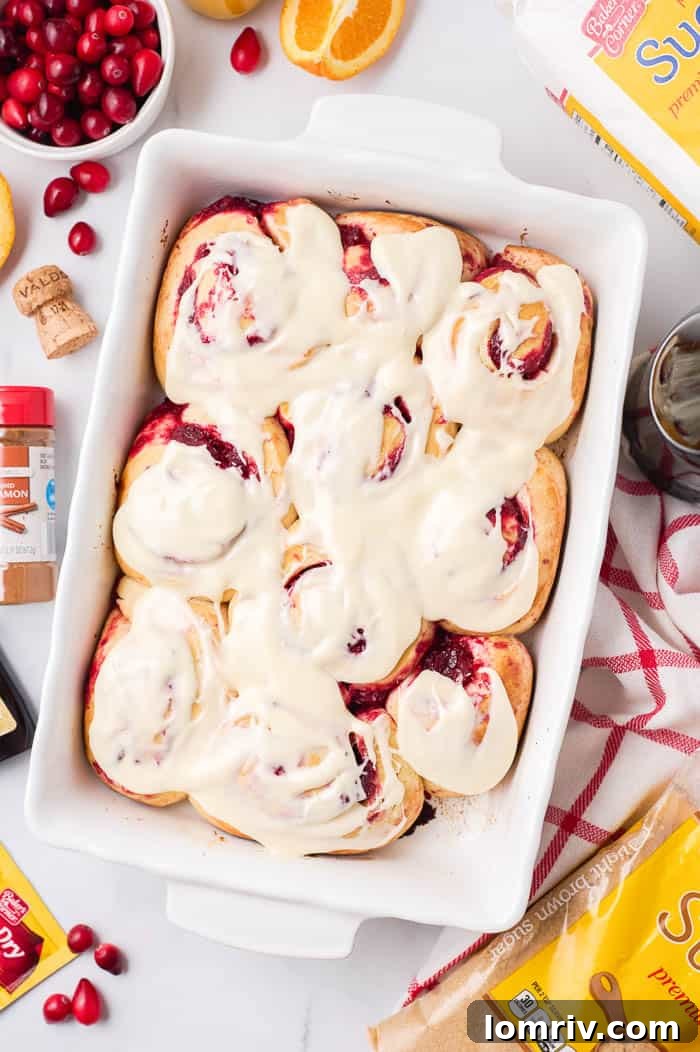 Cranberry Orange Sweet Rolls