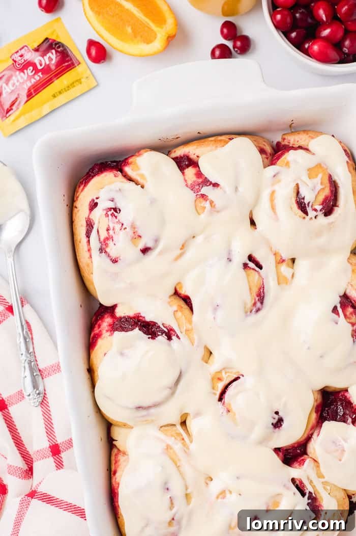 Cranberry Orange Sweet Rolls