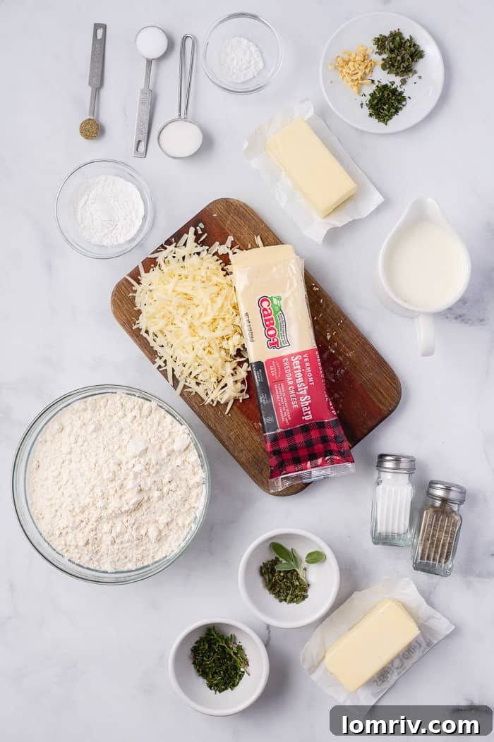 Whisking Dry Ingredients for Cheddar Biscuits