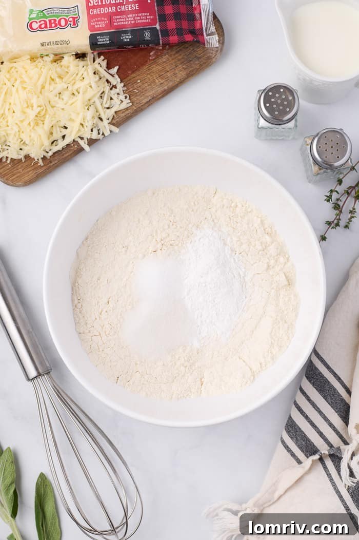 Cutting Cold Butter into Dry Ingredients for Flaky Biscuits