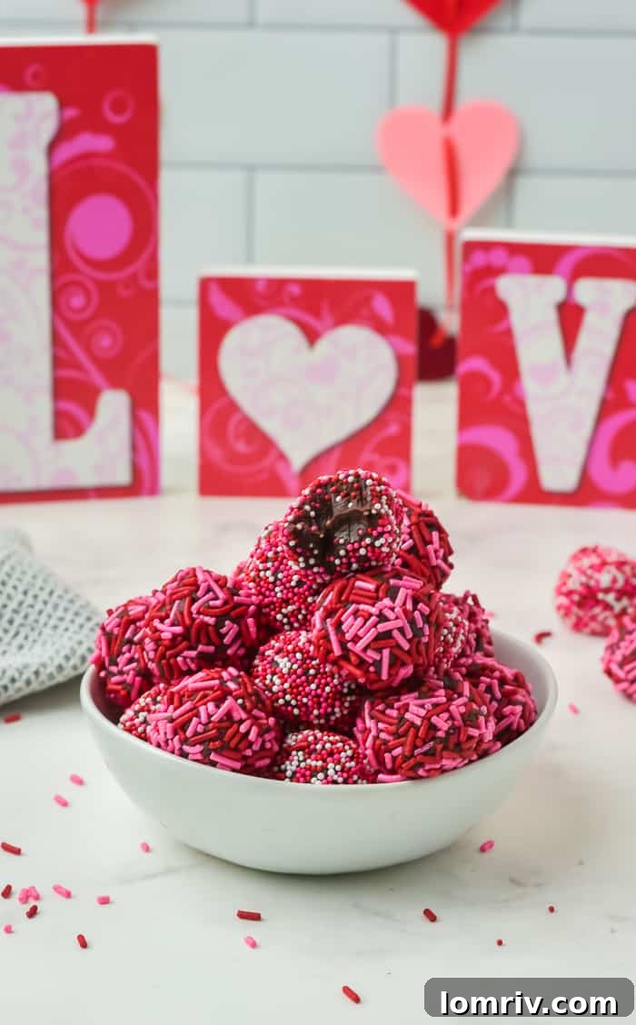 Valentine's Day Chocolate Truffles