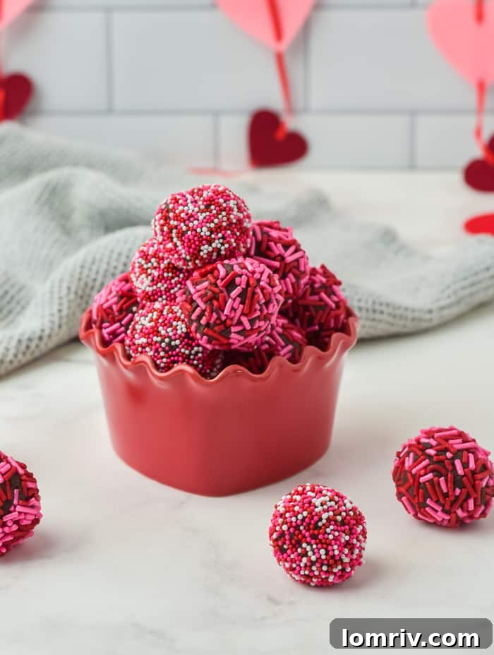 Valentine's Day Chocolate Truffles