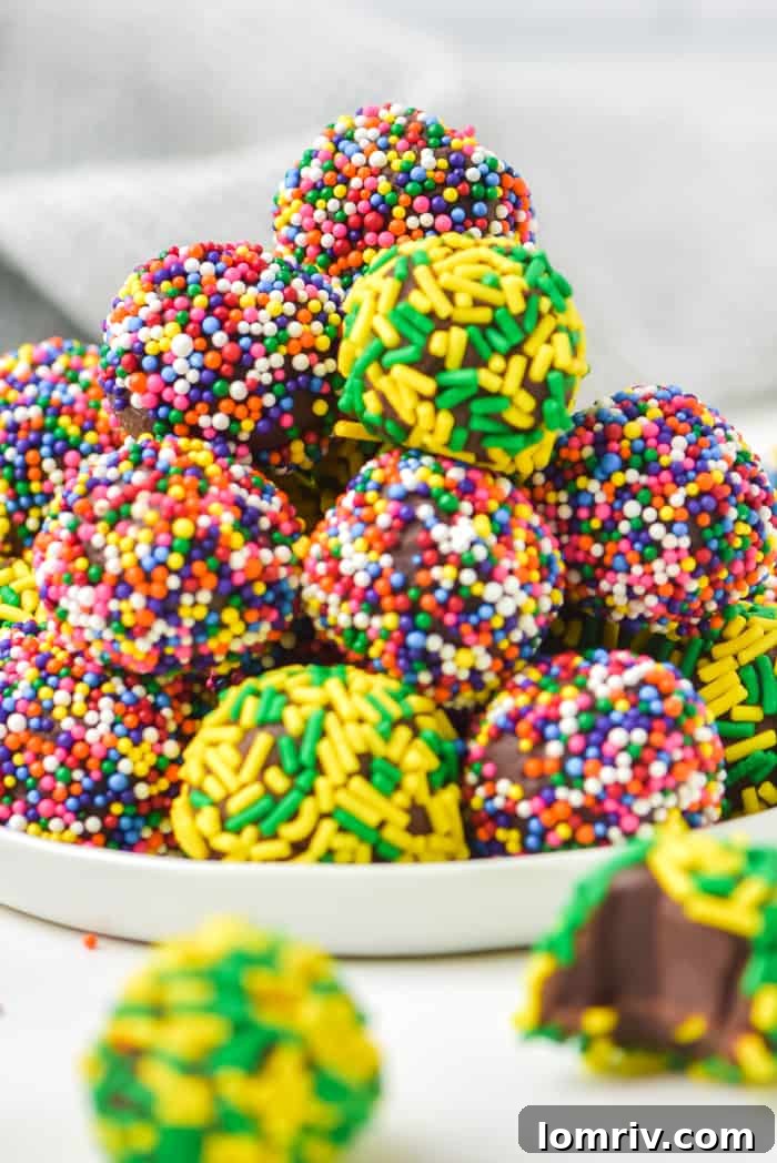 Irish Cream Chocolate Truffles - Festive Spring Dessert