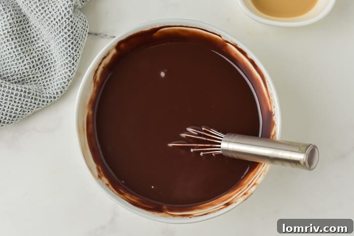 Infusing ganache with Irish cream liqueur