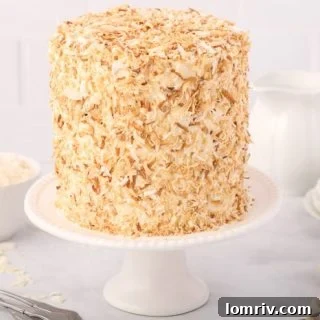 Tropical Coconut Layer Cake