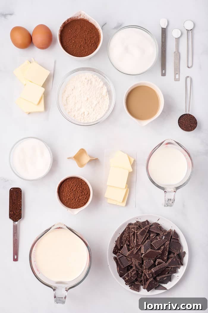 Dark Chocolate Mocha Mousse Cake