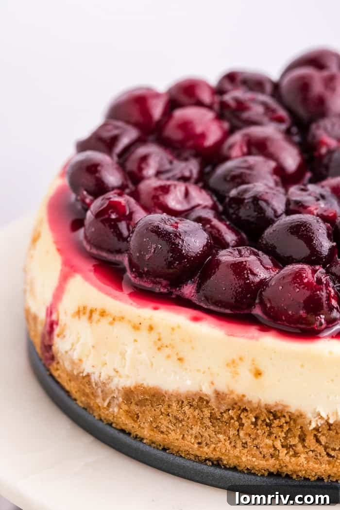 Instant Pot Cherry Cheesecake