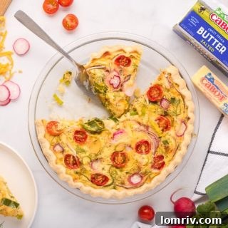 Farm Vegetable Quiche