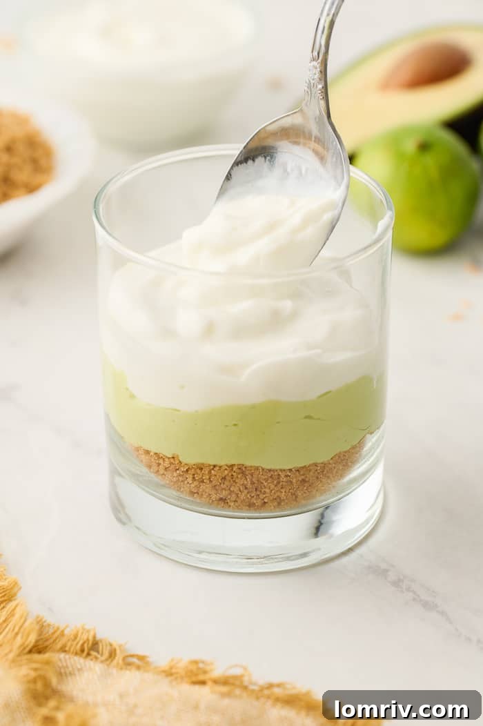 Key Lime Parfait with Coconut
