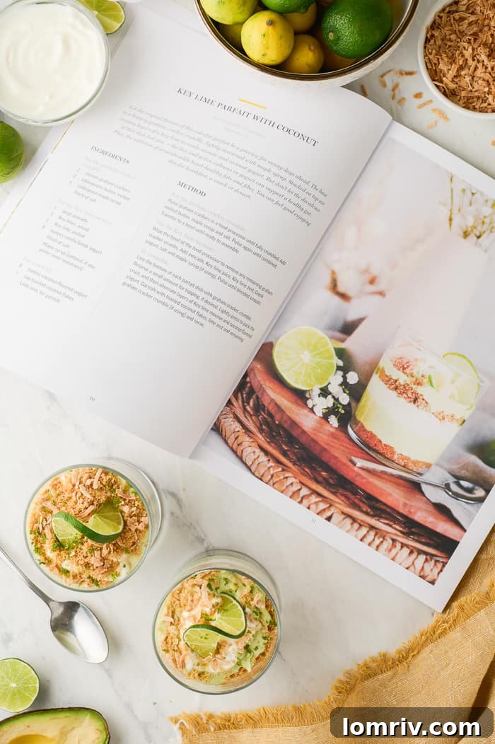 Key Lime Parfait with Coconut