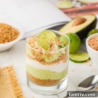Key Lime Parfait with Coconut