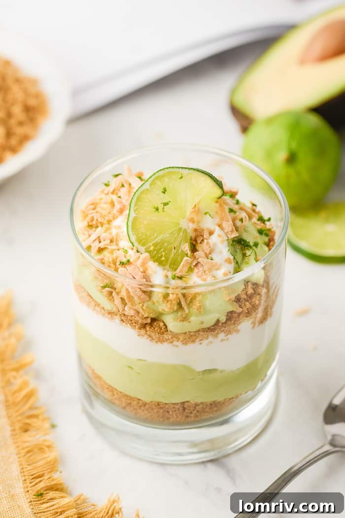 Key Lime Parfait with Coconut